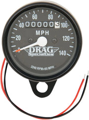Drag Specialties 2.4" Mini Mechanical Speedometer