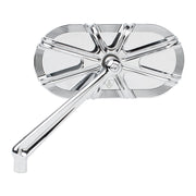 Arlen Ness 10-gauge caged mirror left hand chrome