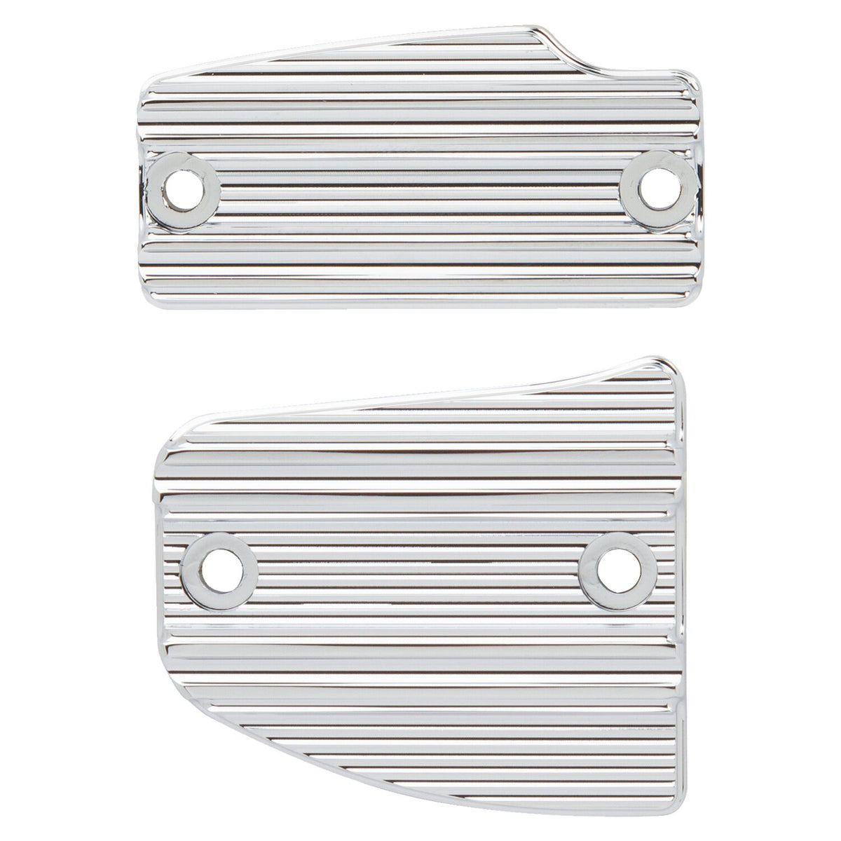 Arlen Ness 10-gauge master cylinder cover set chrome