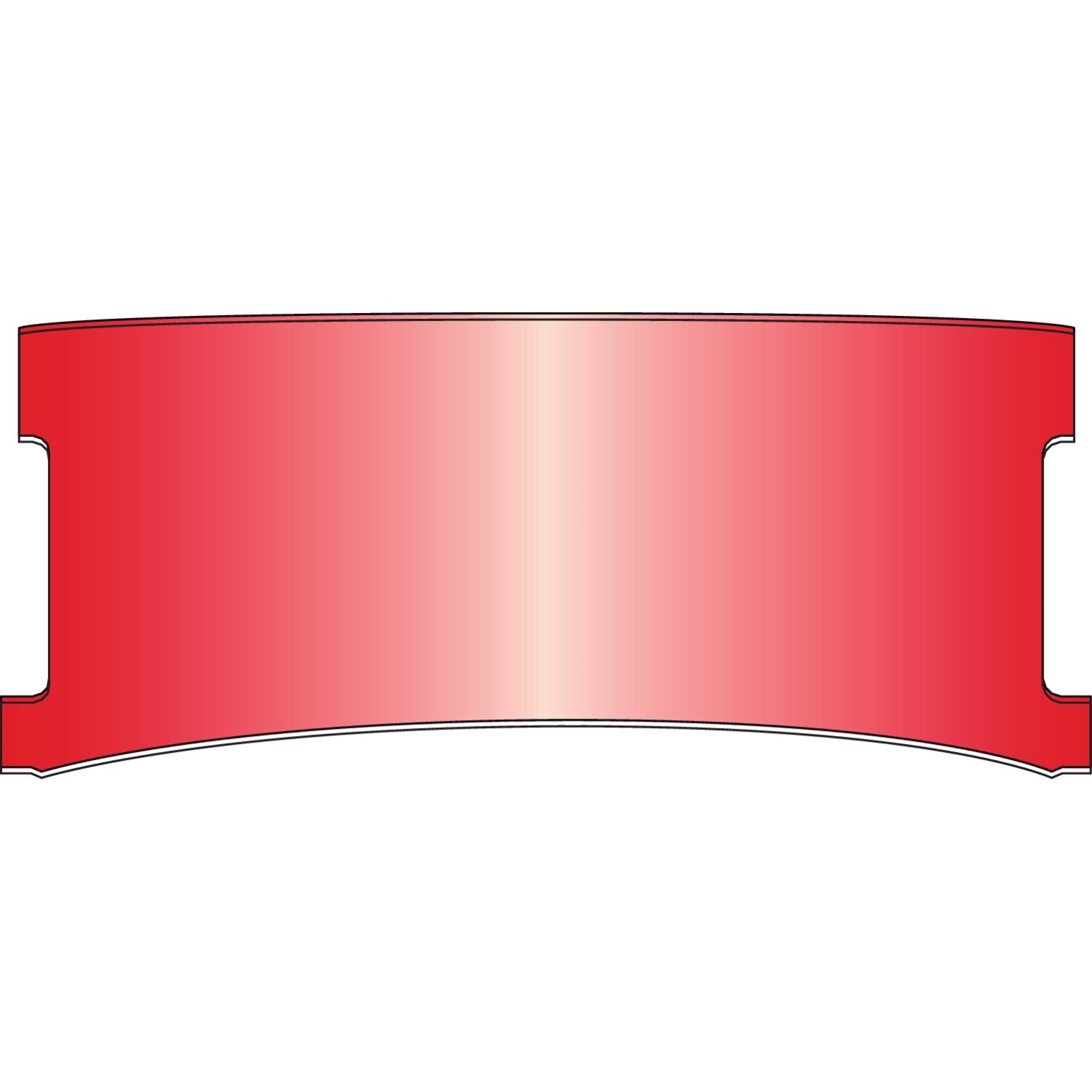 National Cycle repl - adj - lower window (style D) - Red