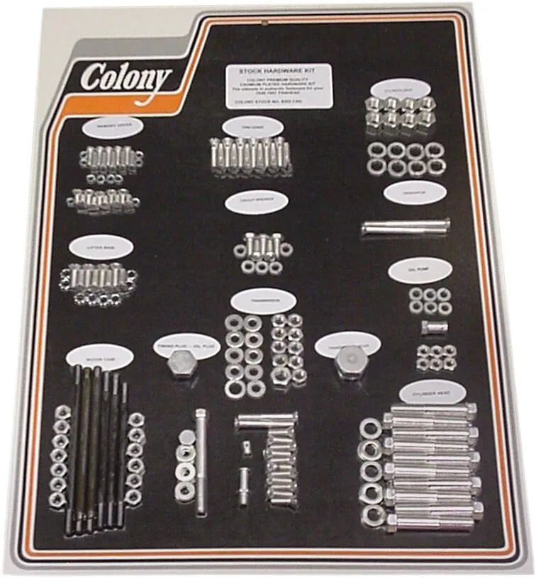 Colony Complete Stock Hardware Kit for Harley-Davidson Engines