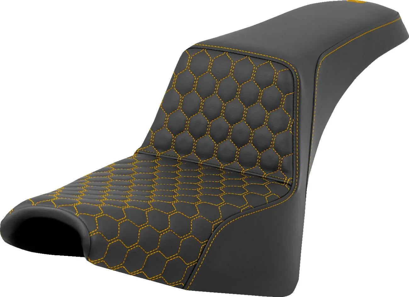 Saddlemen Honeycomb Step-up Seat - For Harley Davidson