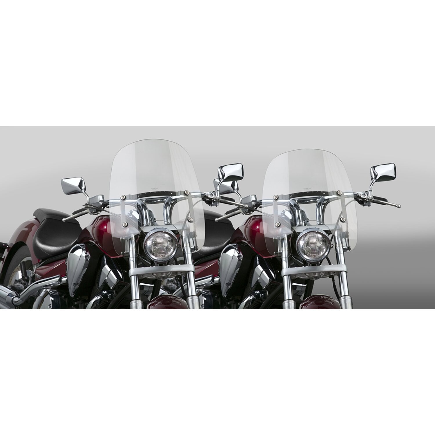 National Cycle Spartan® Quick Release Windshield - Clear 18.5''