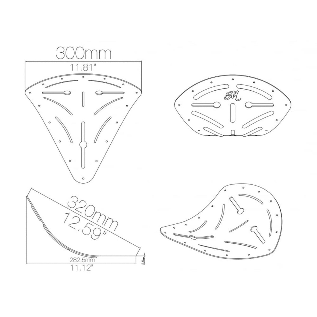 Motone Chop solo seat pan kit