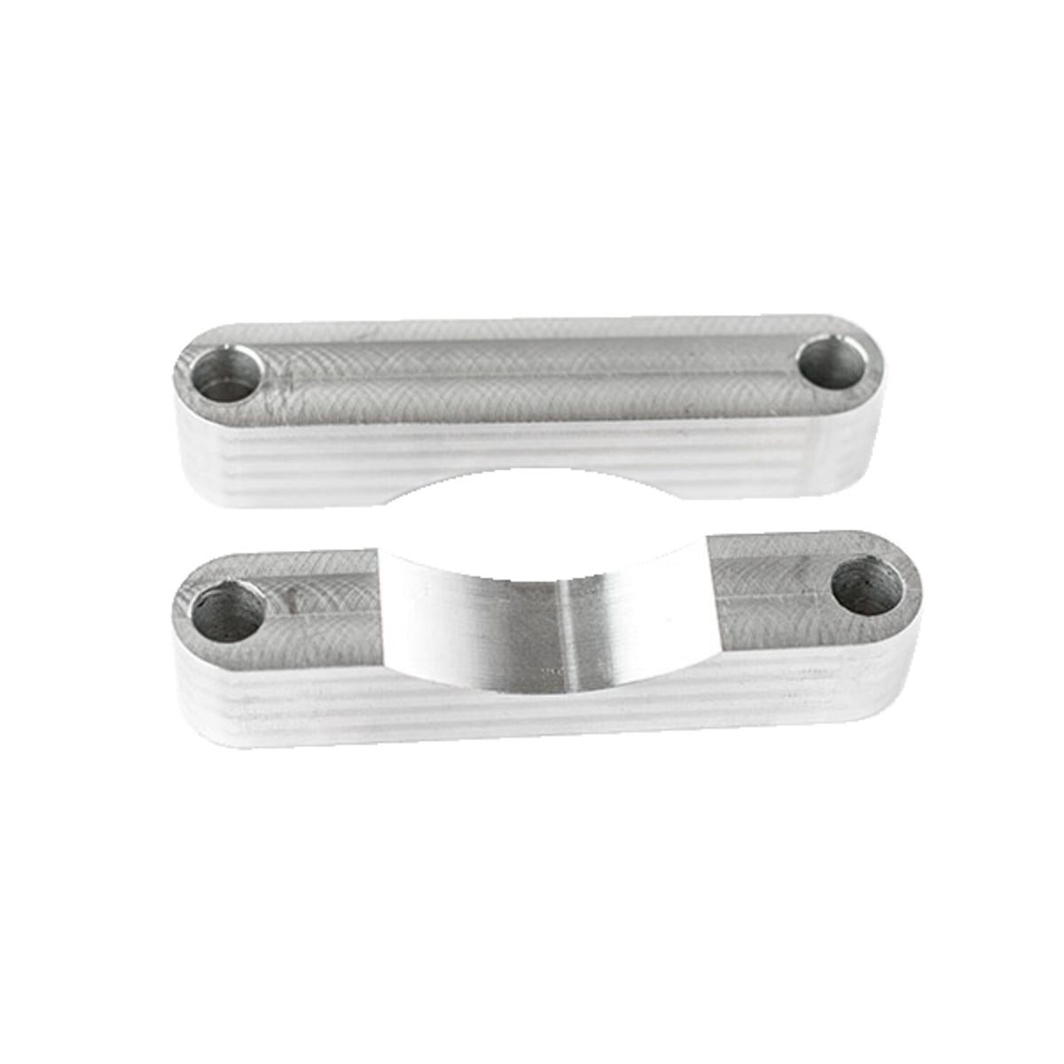 Killer Custom front fender spacers - Raw aluminum