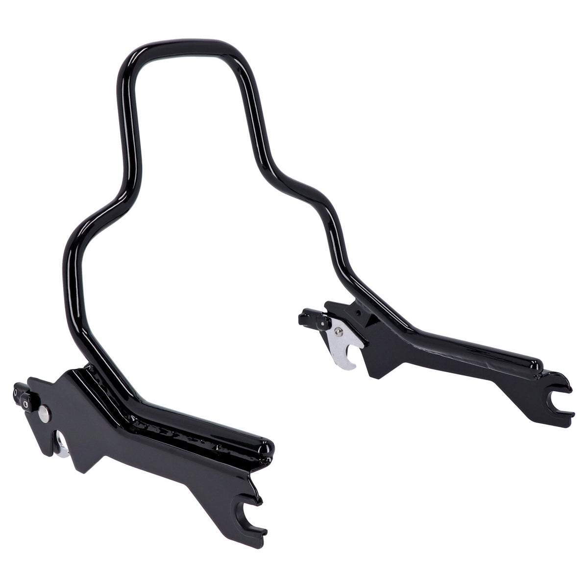 MCS Sissy bar kit 8.5" upright - Gloss black
