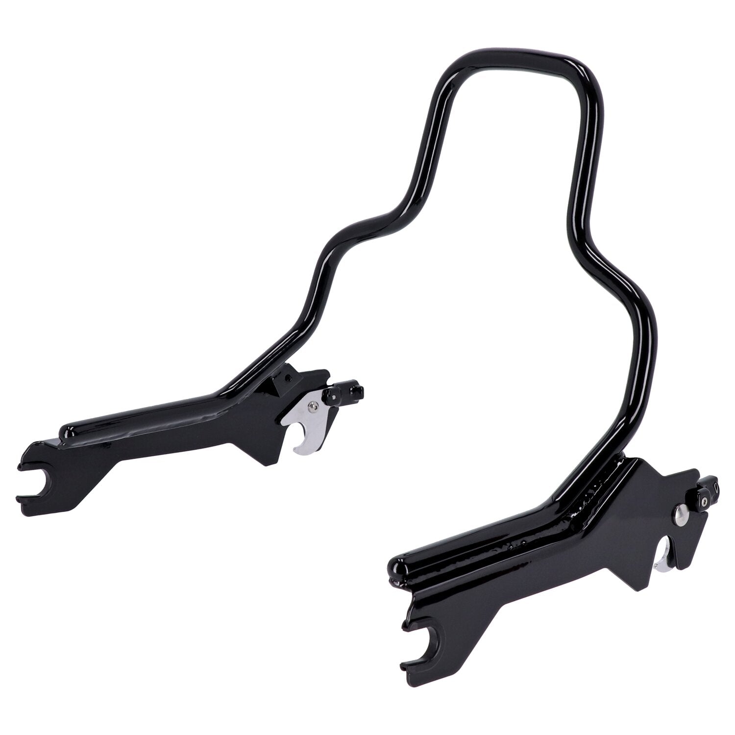 MCS Sissy bar kit 8.5" upright - Gloss black