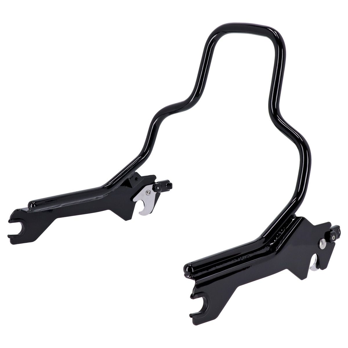 MCS Sissy bar kit 8.5" upright - Gloss black
