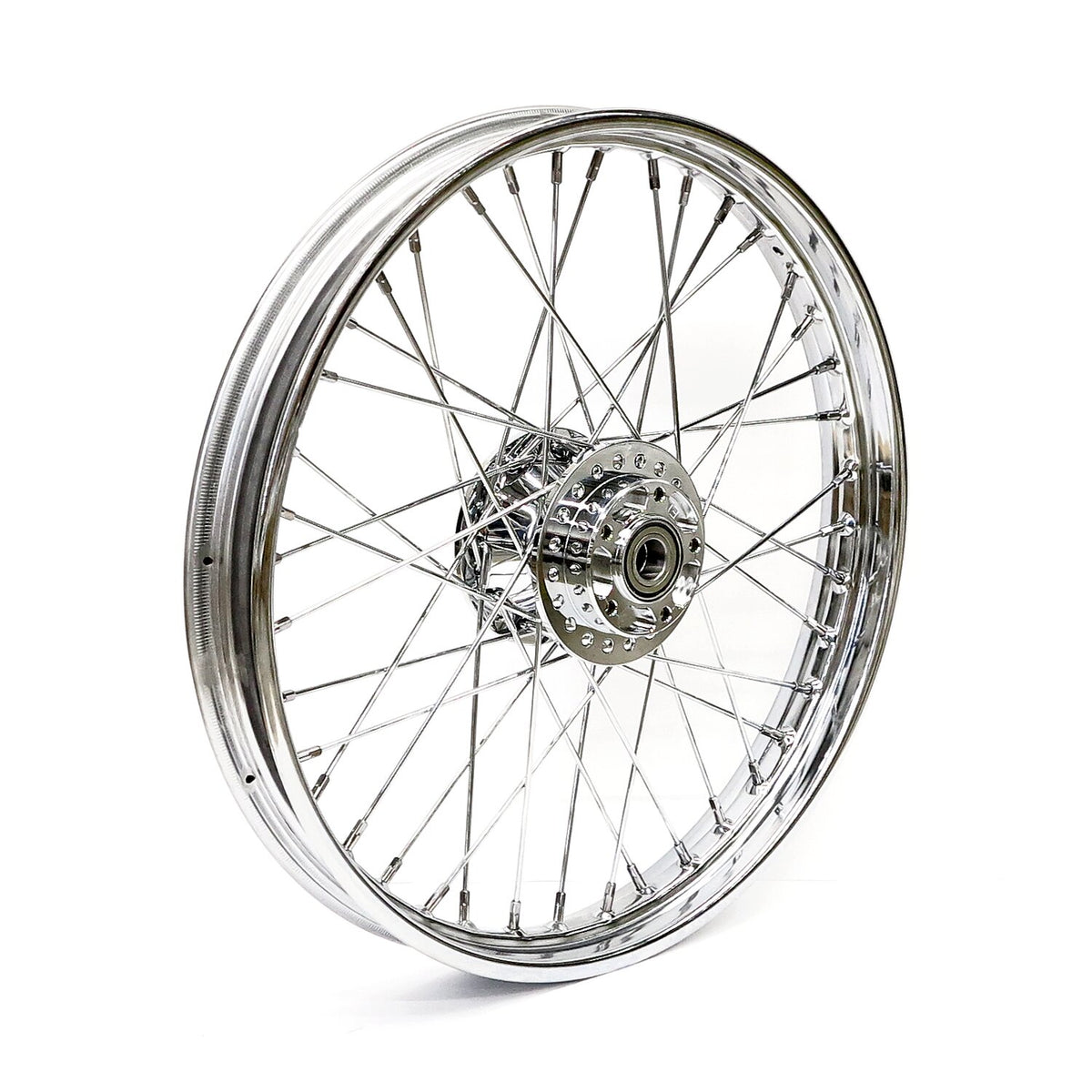 MCS 2.15 x 21 front wheel 40 spokes chrome