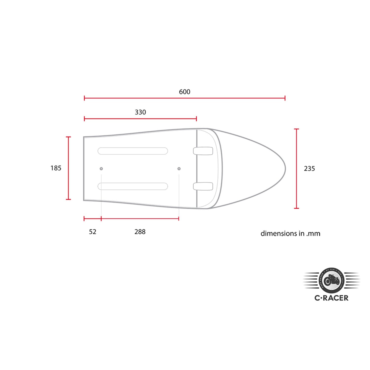 C-Racer C Classic seat black