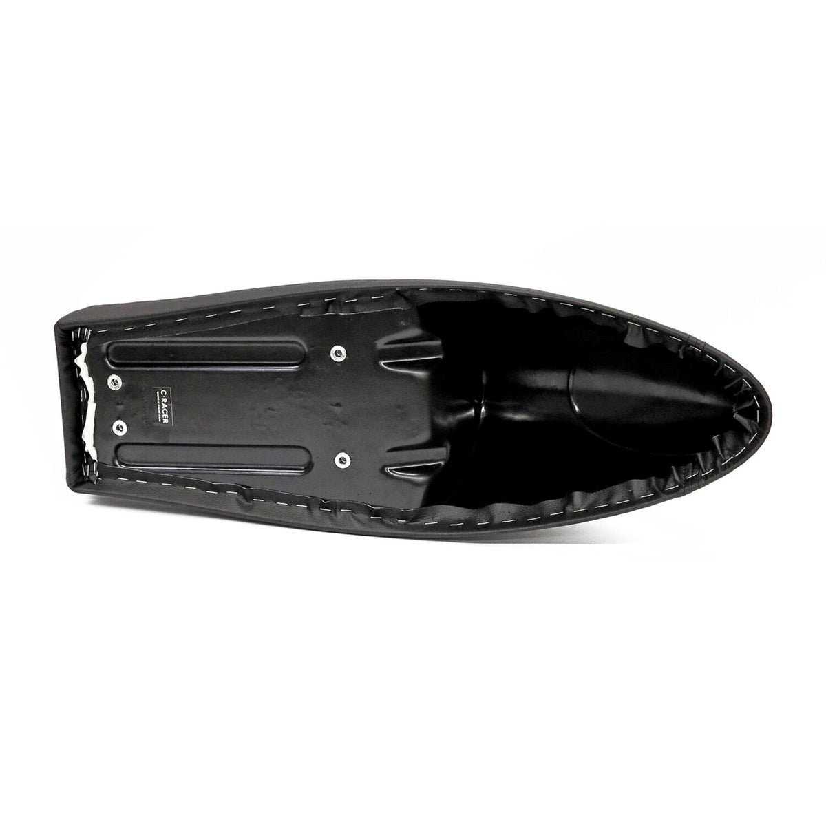 C-Racer FL Classic solo seat - Long cowl - Black
