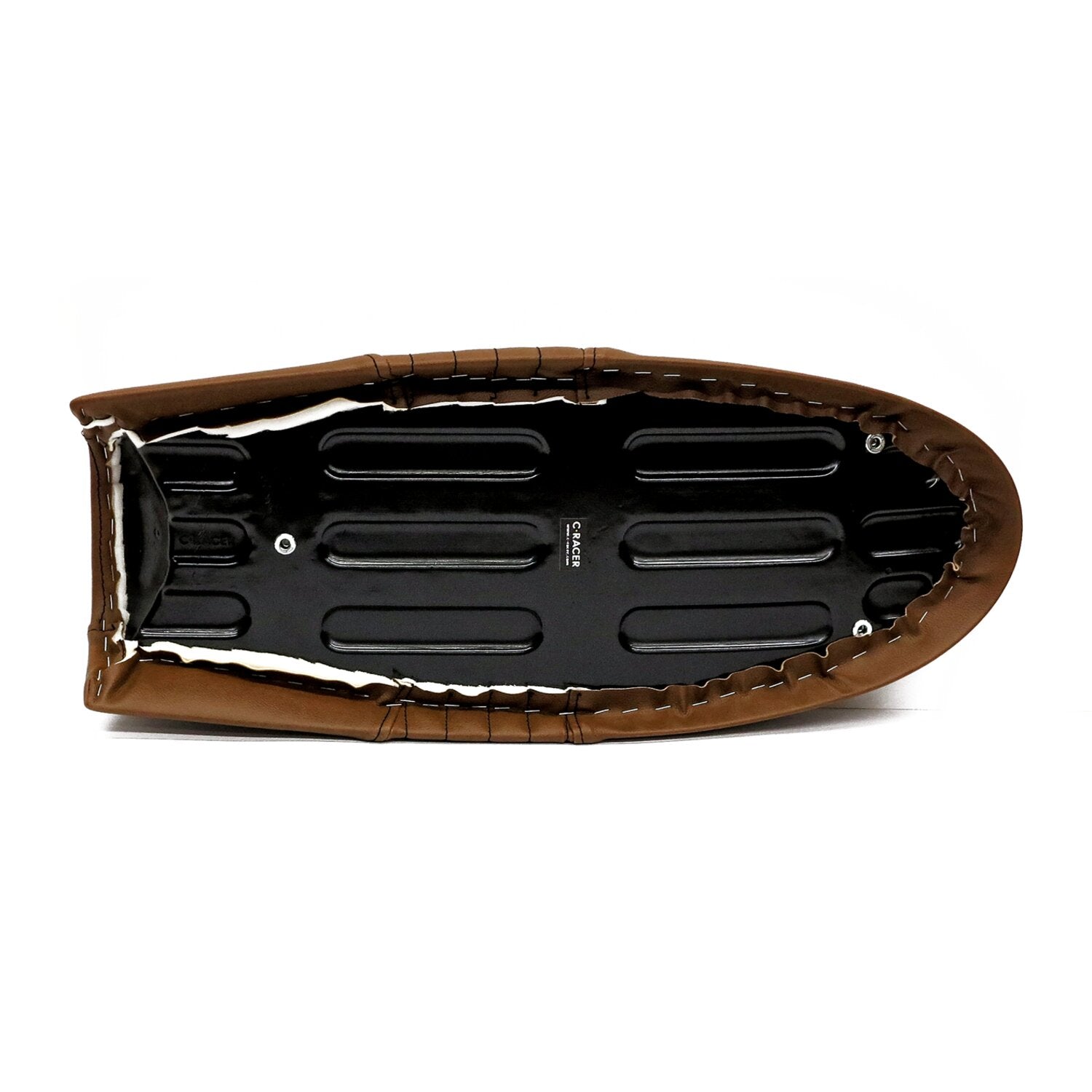 C-Racer BMW R100 Scrambler seat 04 dark brown