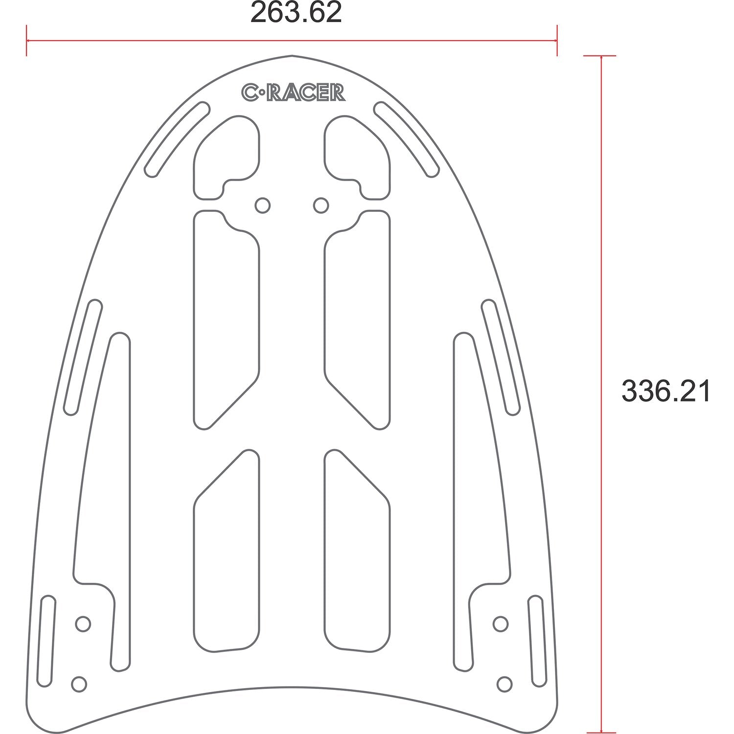 C-Racer BMW R100 Scrambler seat 04 black