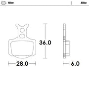 Moto-master Nitro Sintered Brake Pads For Mx/enduro - Front & Rear