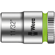 Wera Zyklop 1/4" socket - US sizes 11/32"
