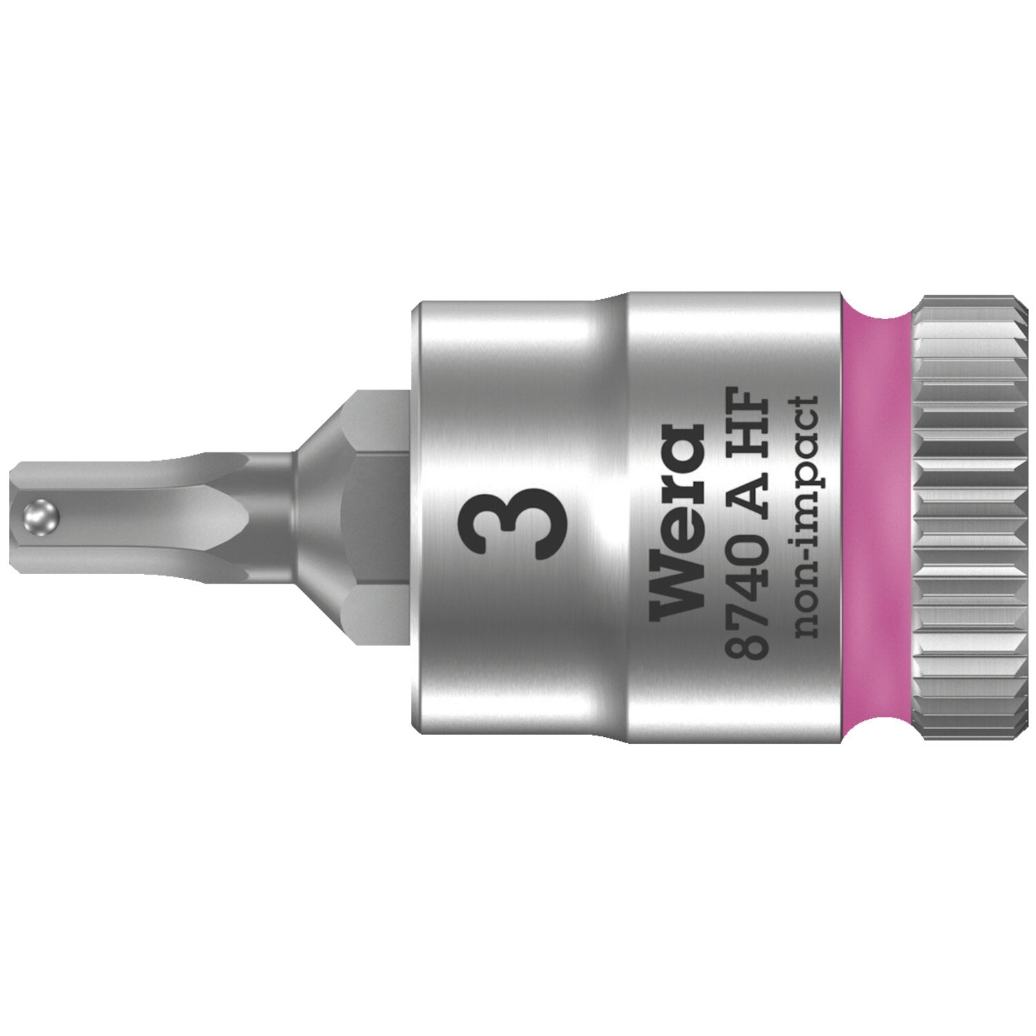 Wera Zyklop 1/4" Hex socket bit w/ holding function - Metric