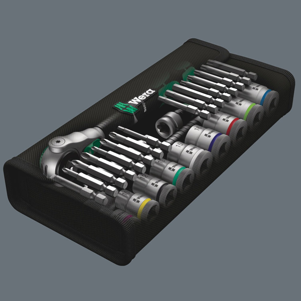 Wera Zyklop ratchet kit 29 pcs - 3/8" drive Metric sizes