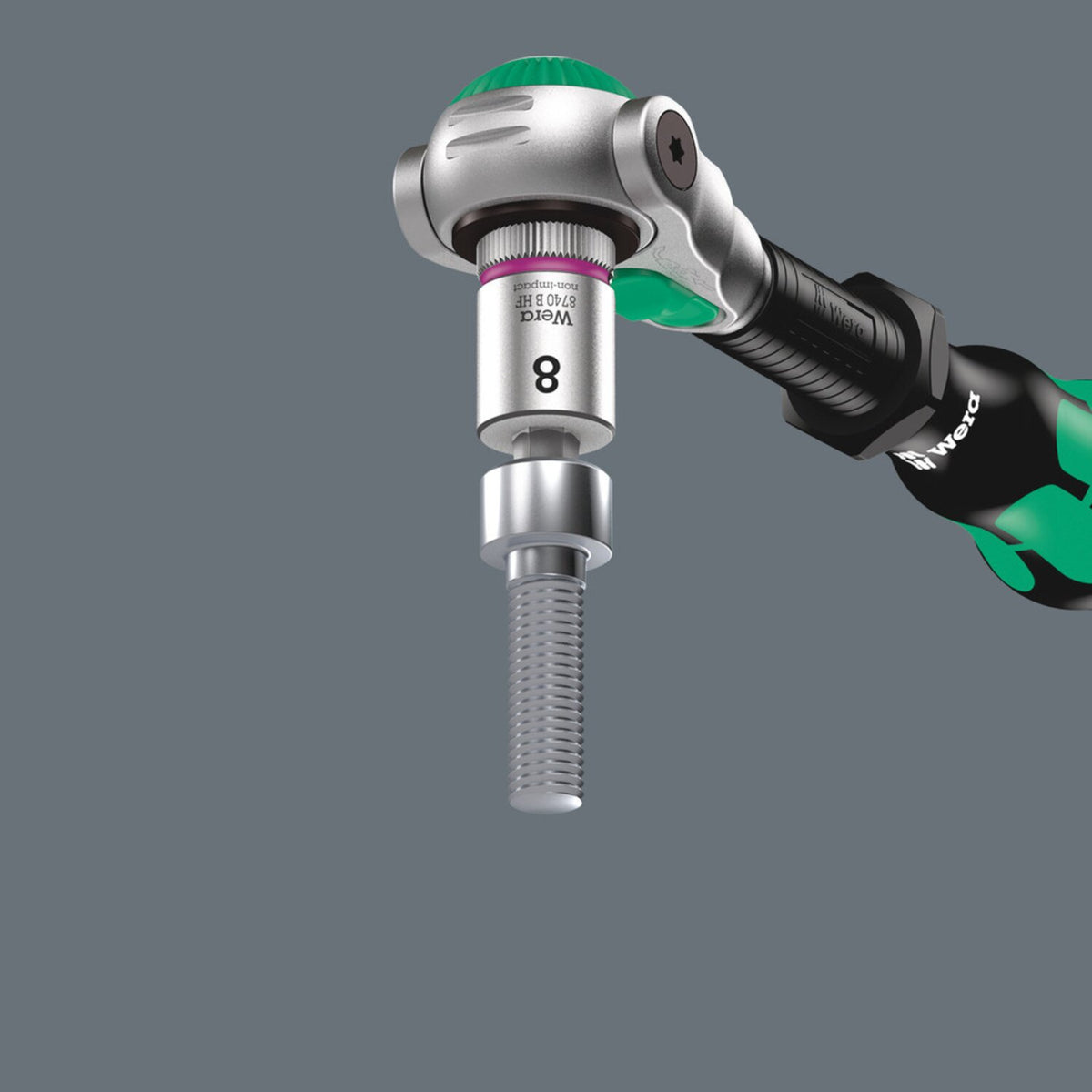 Wera Zyklop 3/8" Hex socket bit with holding function Metric