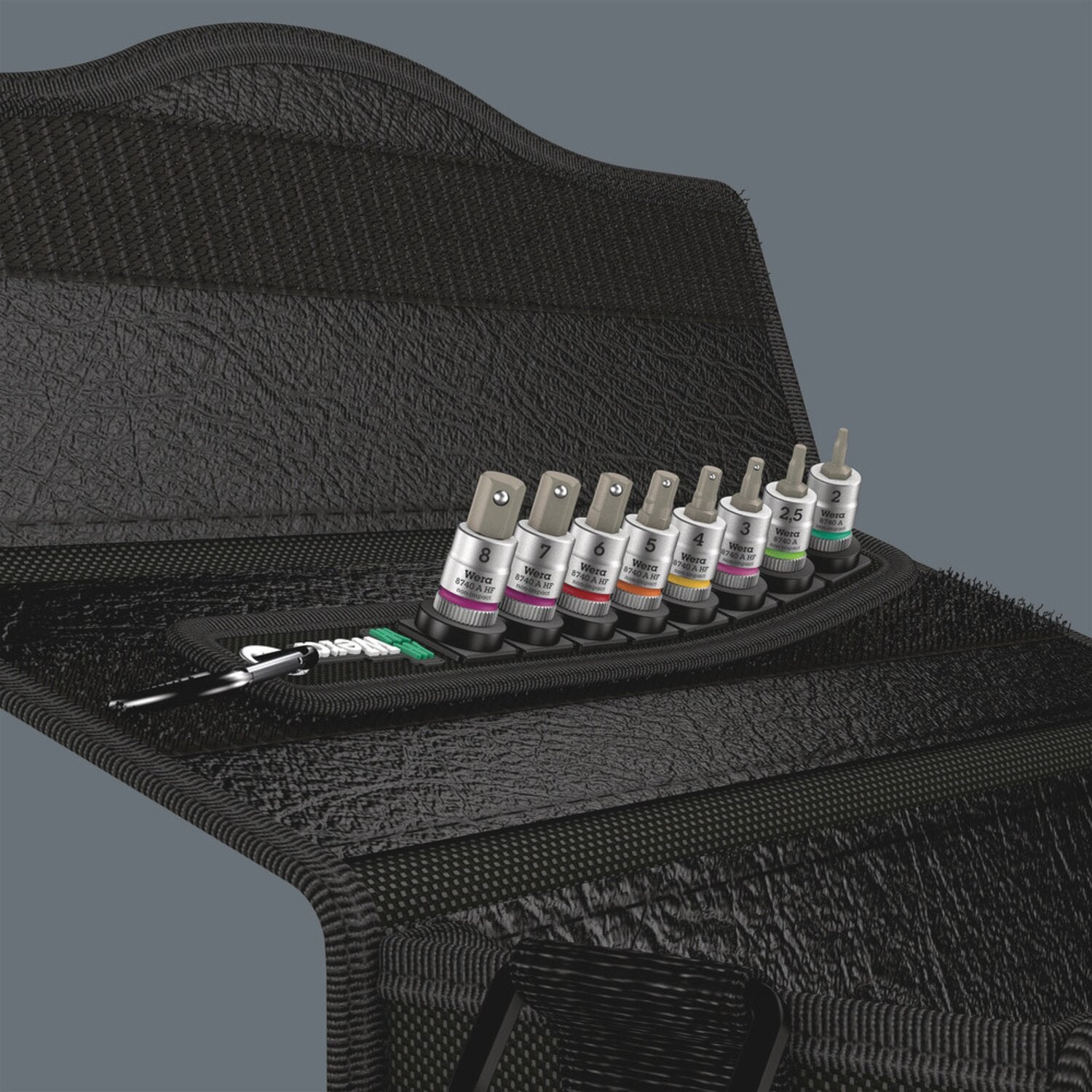 Wera socket belt with 3/8" drive Hex sockets - Metric
