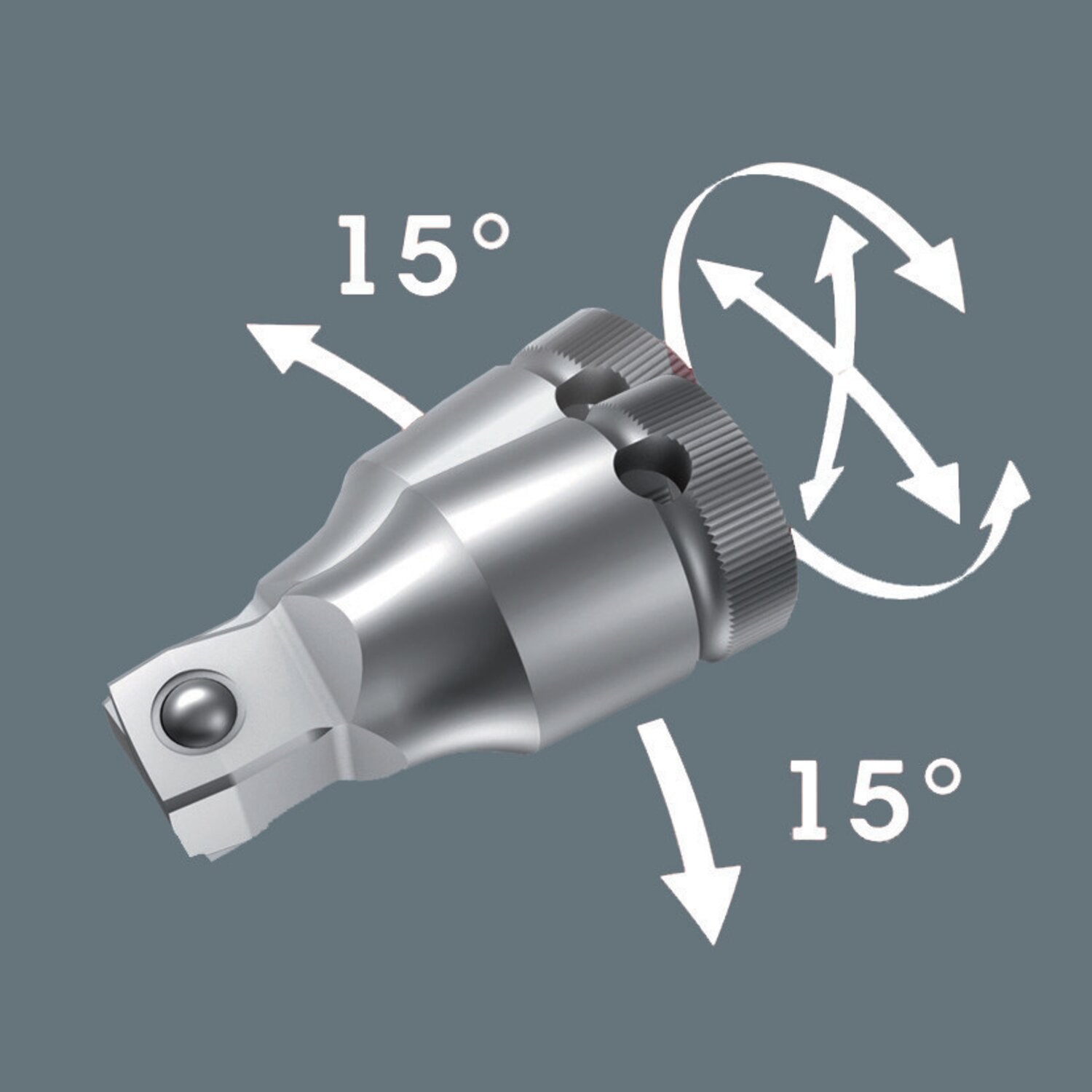 Wera Zyklop 3/8" wobble extension