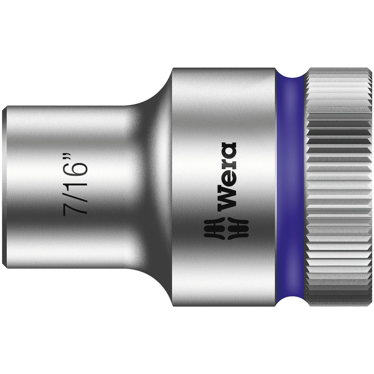 Wera Zyklop 1/2" socket - US sizes 7/16"