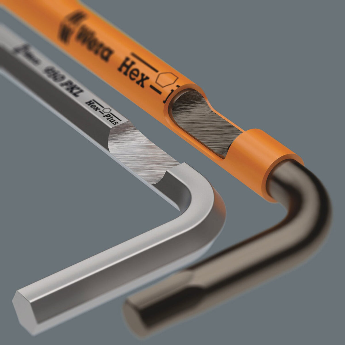 Wera hex key multicolor blue - Metric 10.0