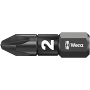 Wera 1/4" bit for Pozidriv screws Impaktor PZ2