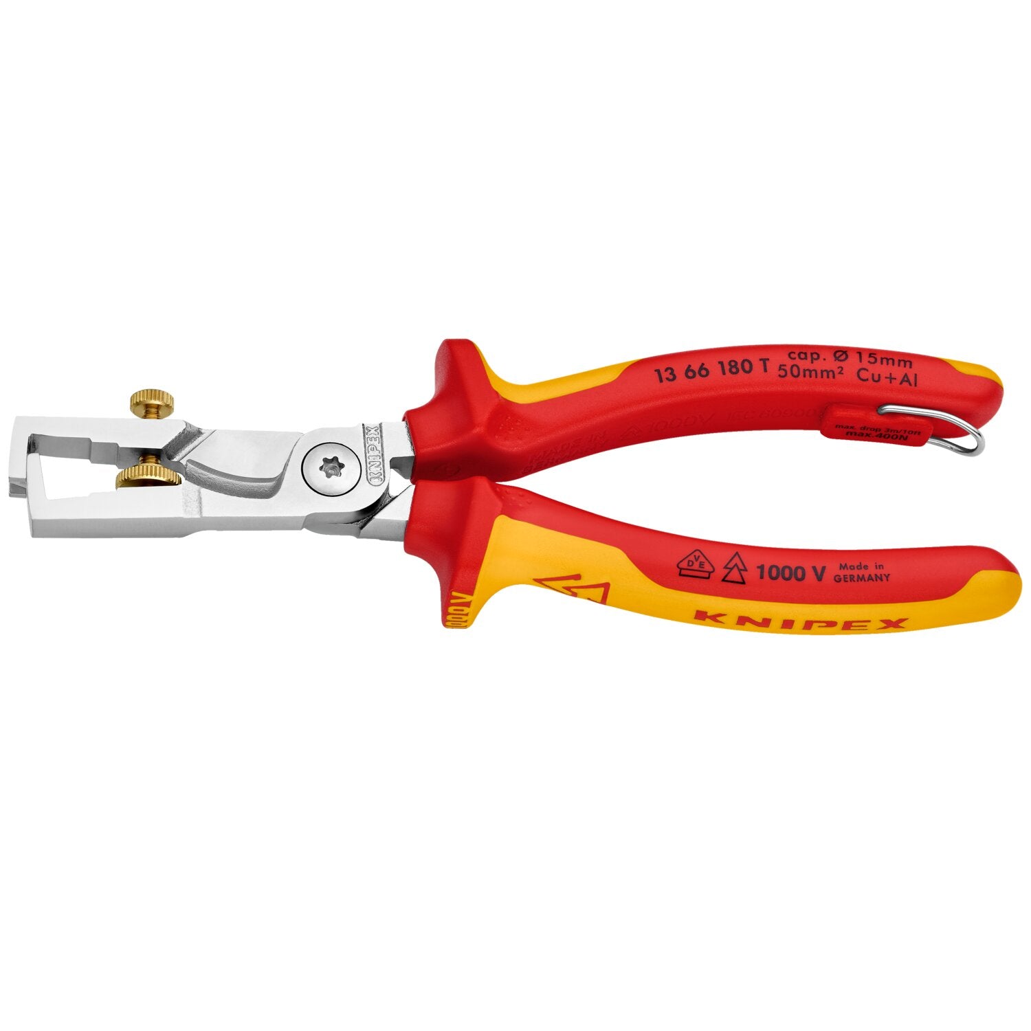 Knipex insulation strippers StriX 180mm VDE