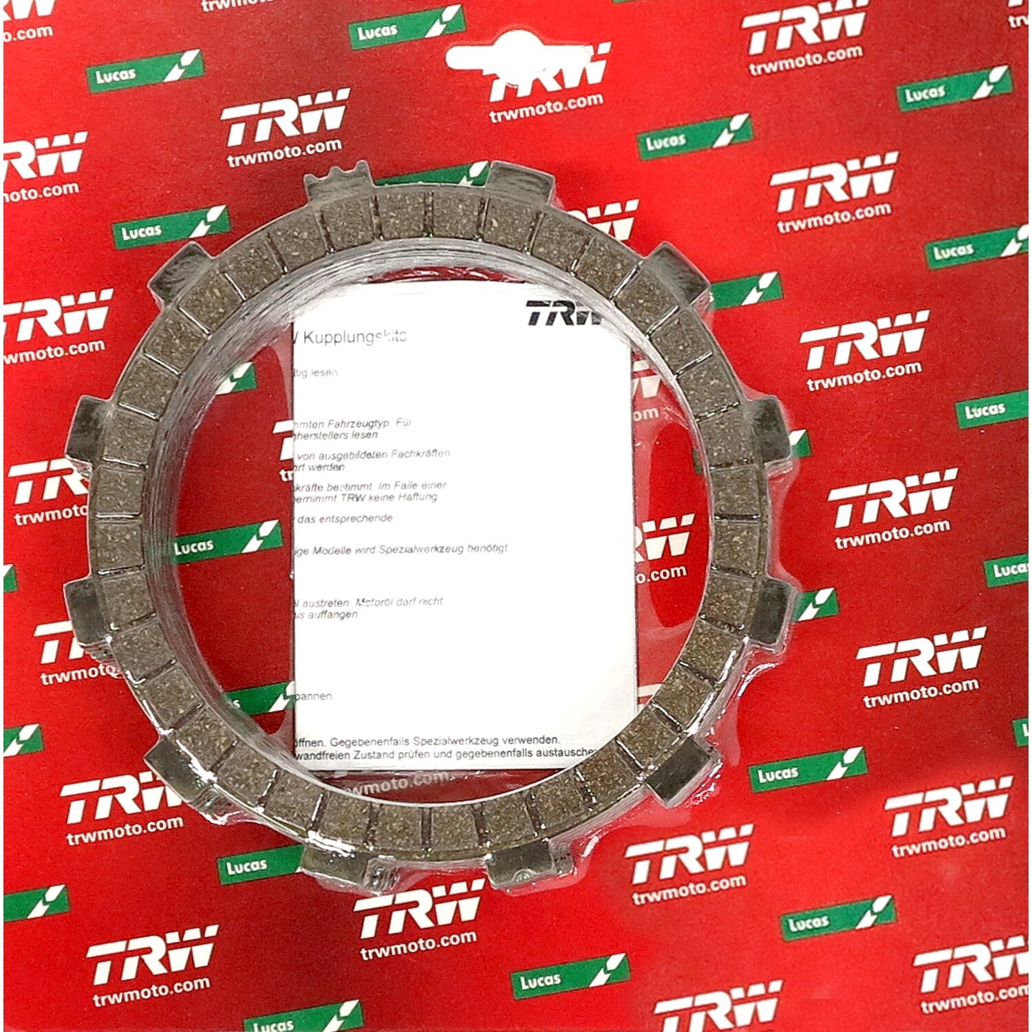 TRW clutch plate kit frictions discs