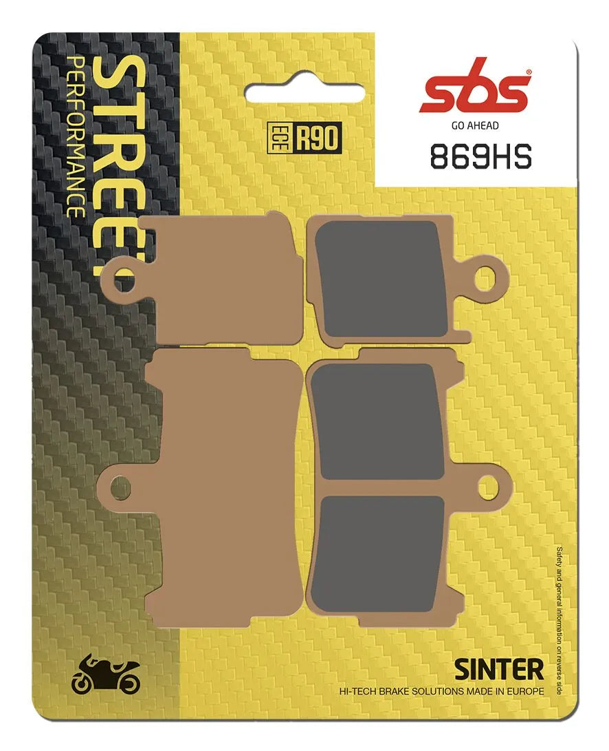 Sbs Hs Street Excel Sintered Front Brake Pads - Front
