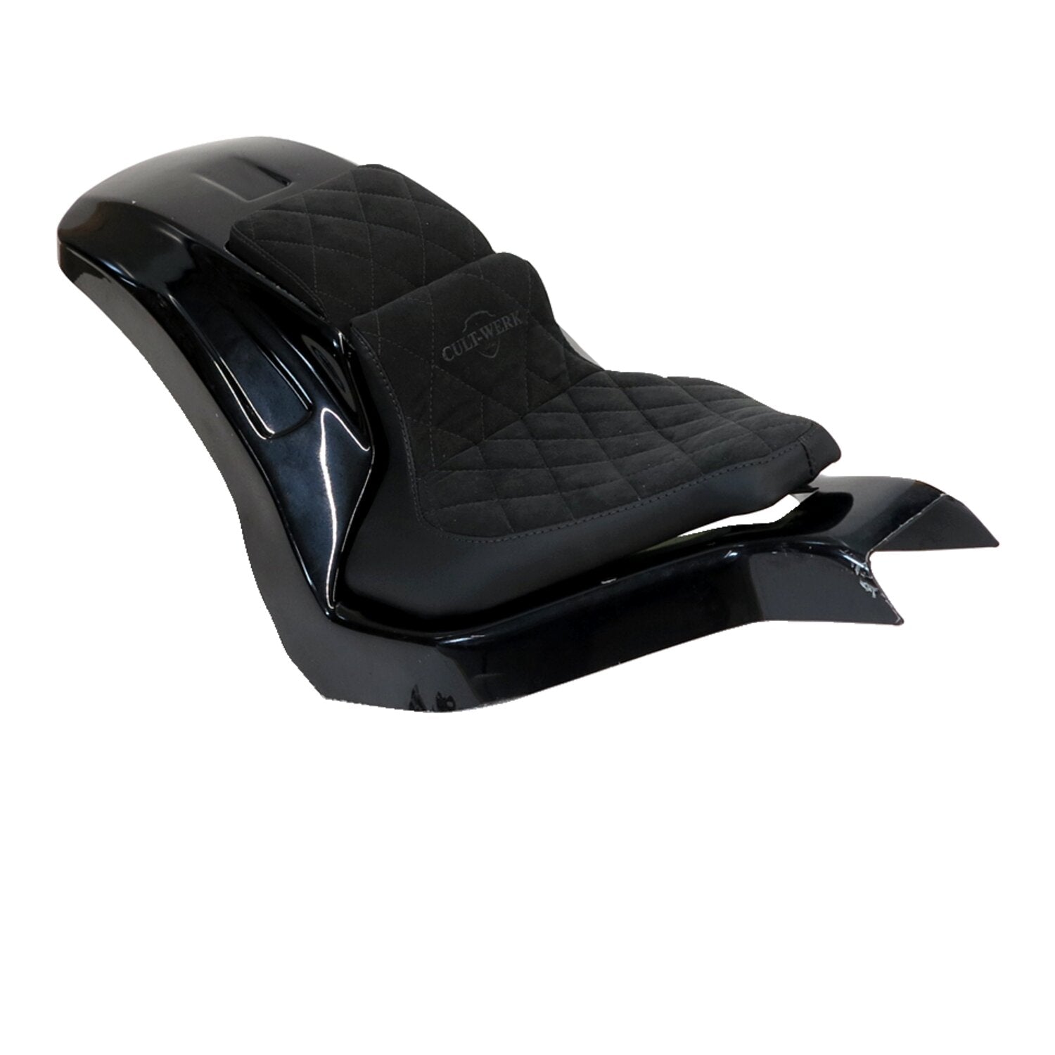 Cult-Werk Softail wide fender kit 'Racing' - 2-up seat