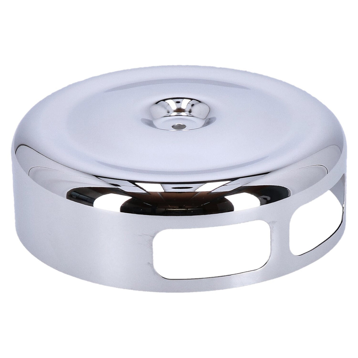 Mikuni HSR42 air cleaner cover (with cut-out) - Chrome