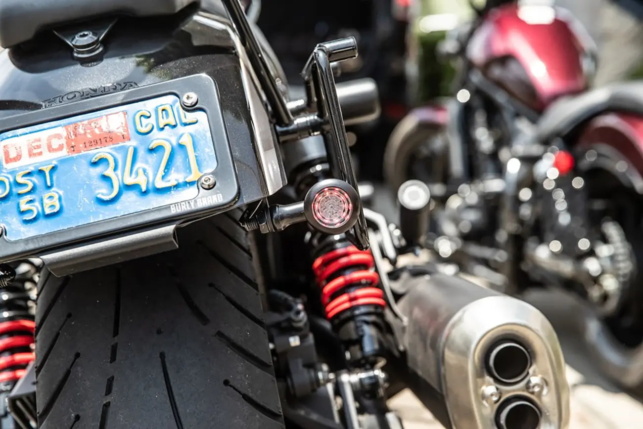 Burly Brand License Plate Kit For Honda Motorcycles