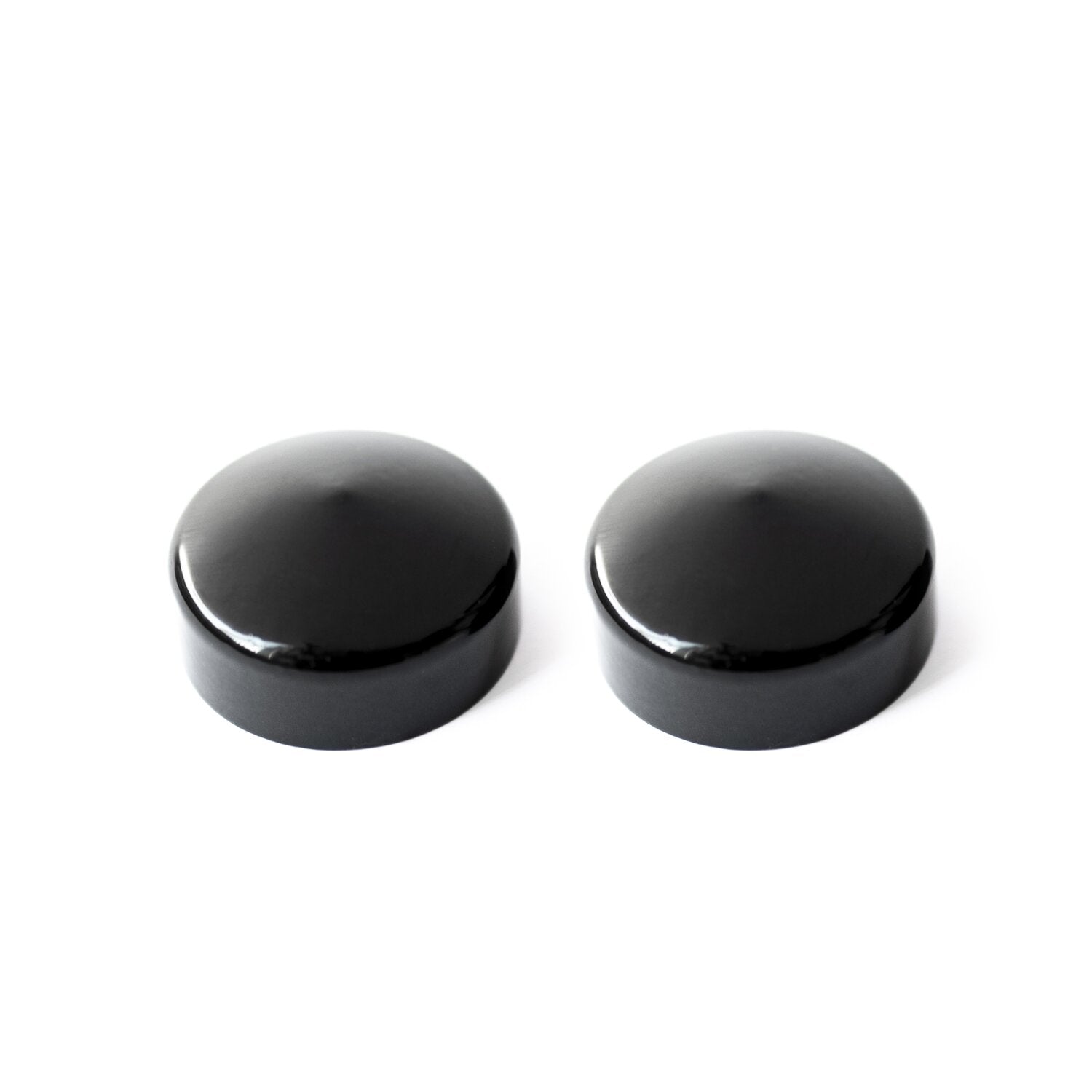 Killer Custom fork tube cap bolt cover set - Black - 2-piece