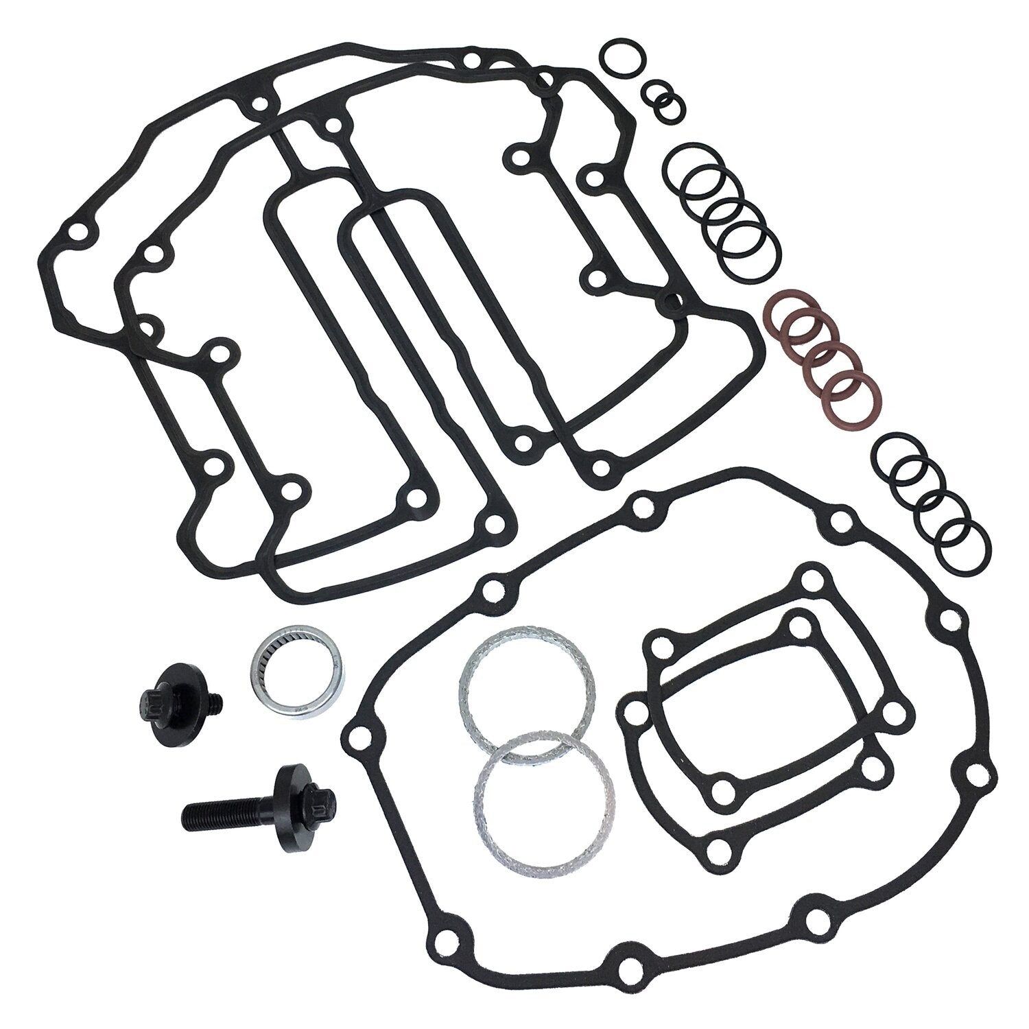 Feuling cam change gasket & seal kit - With bearing & bolts