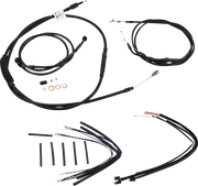 Burly Brand Jail Bar Cable Kit for 12" Handlebars
