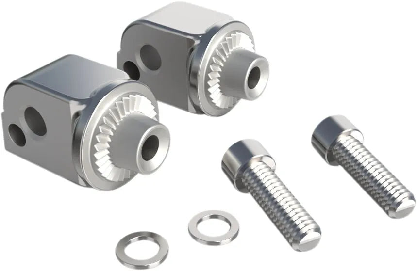 Ciro Foot Rest Adapters - Chrome Finish