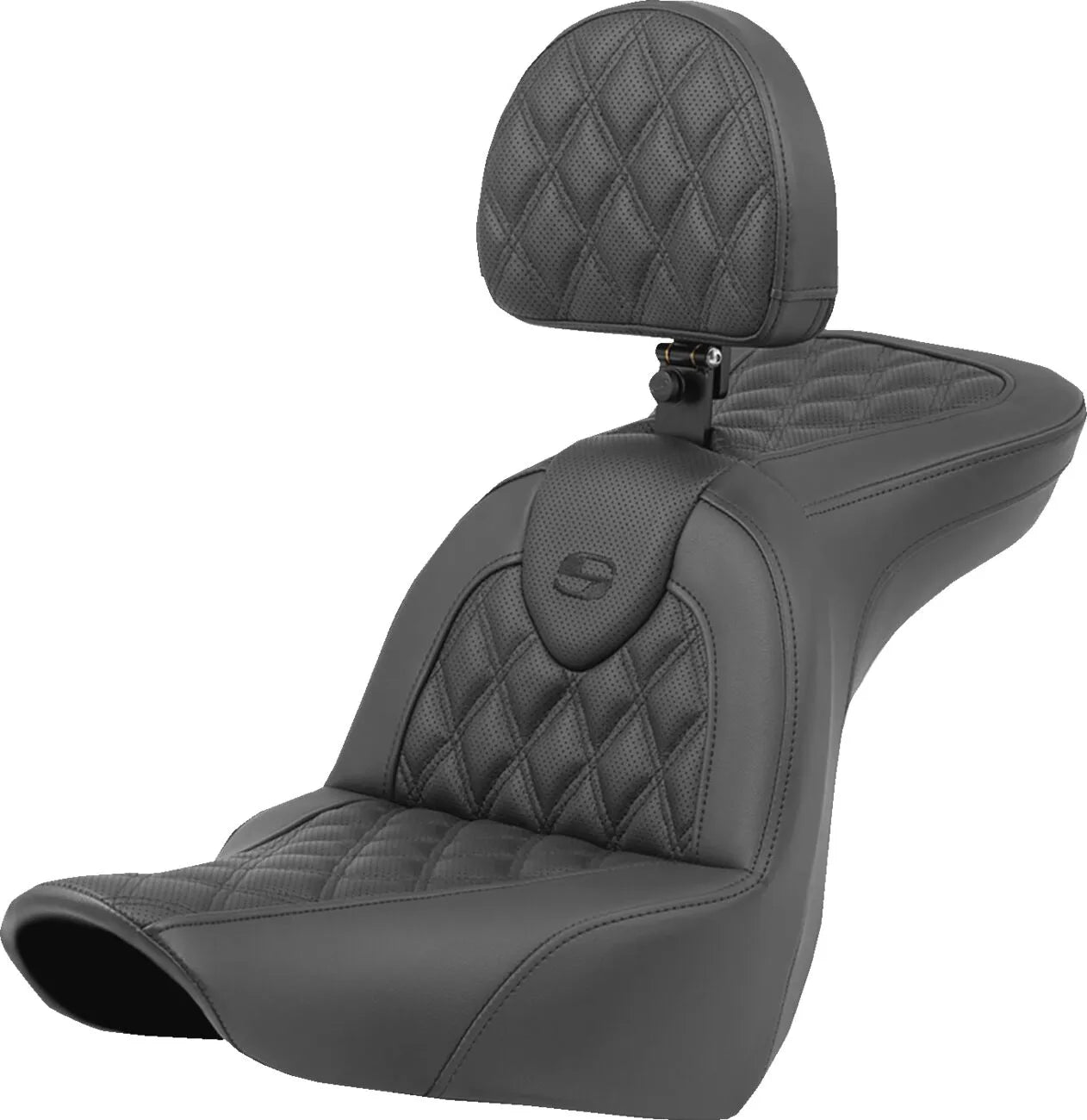 Saddlemen Roadsofa Lattice Stitch Seat - For Harley Davidson