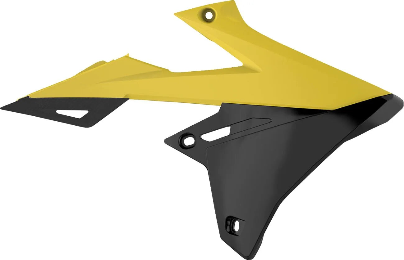 Polisport Radiator Cover For Suzuki - Black/yellow