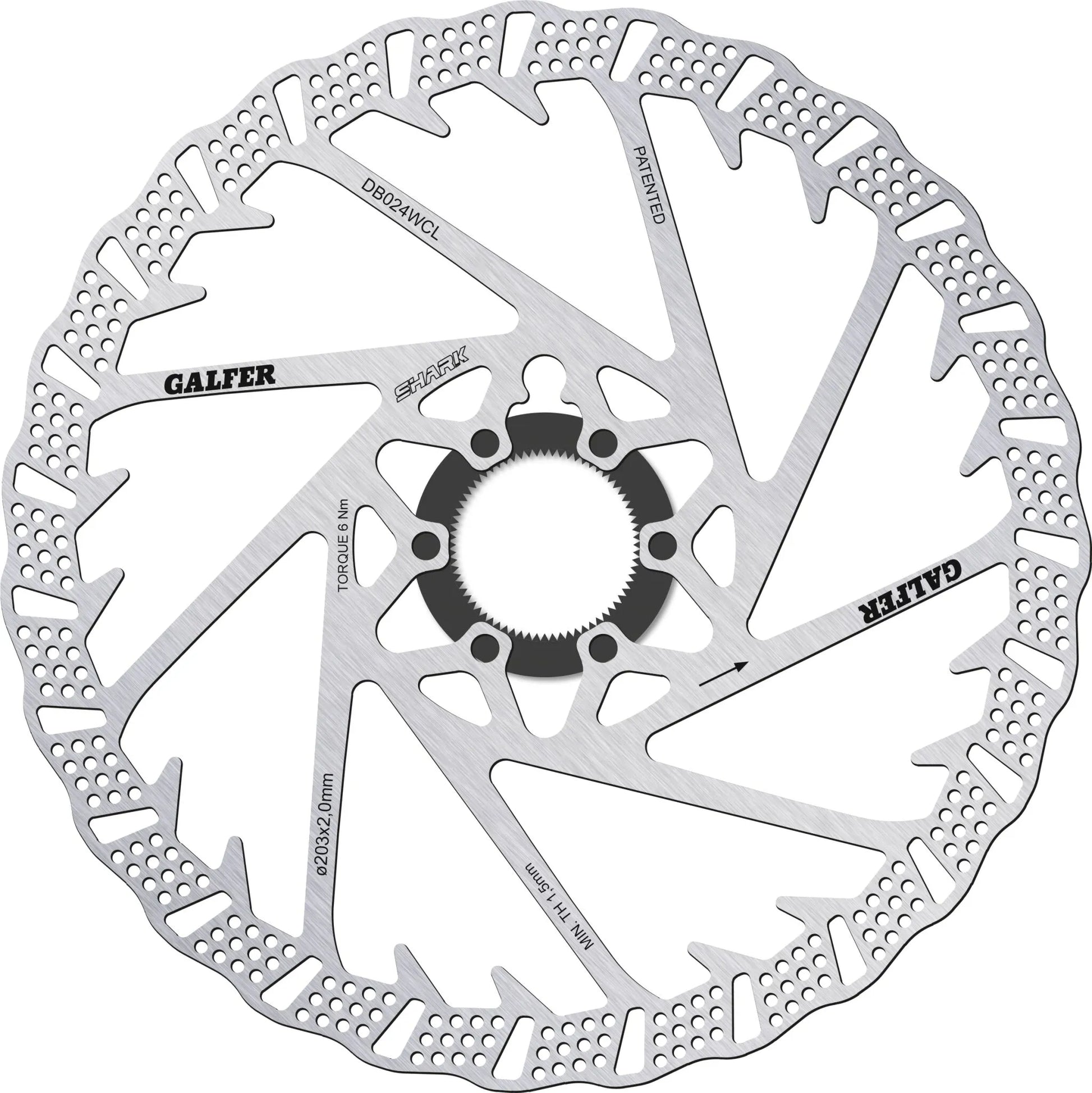 Galfer Shark Center-Lock Brake Rotor
