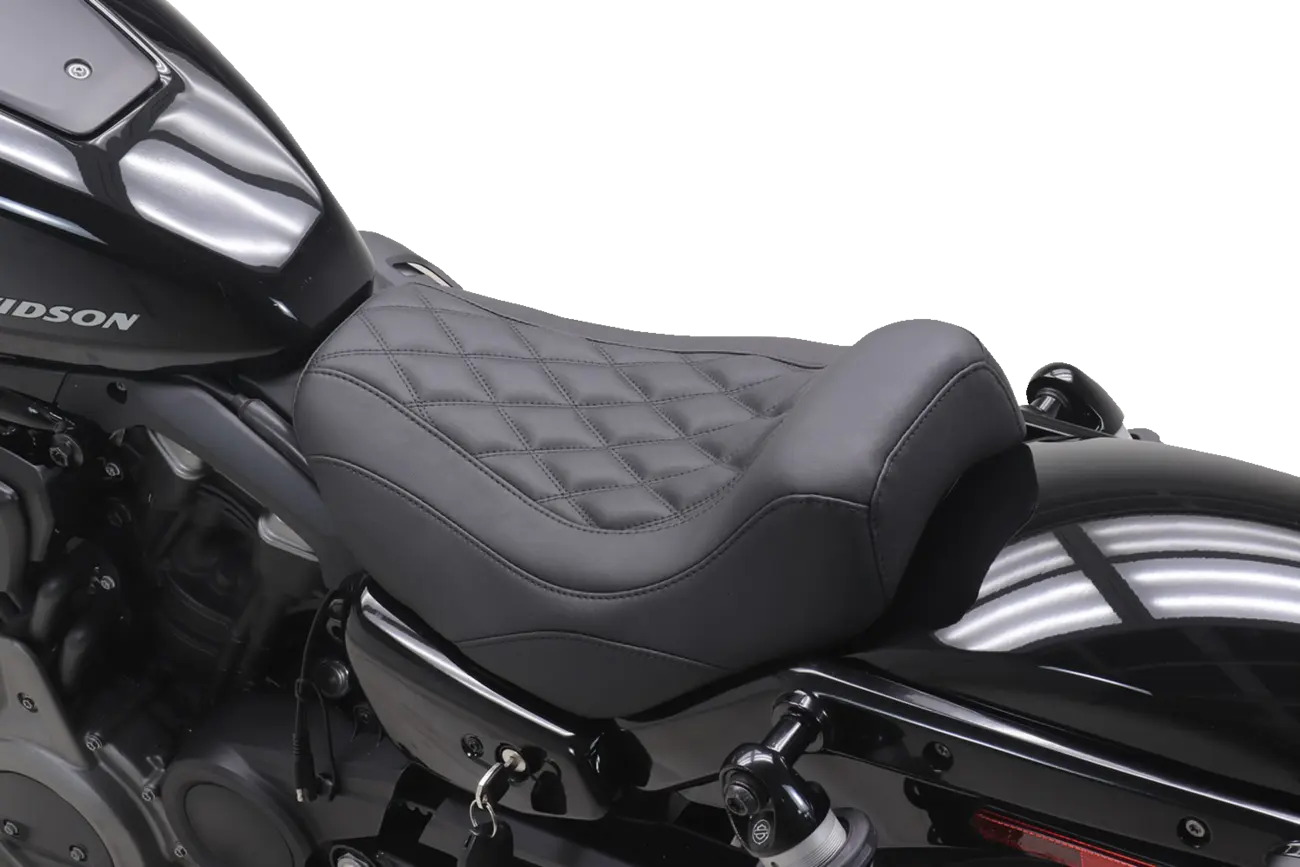 Mustang Tripper Solo Seat - For Harley Davidson