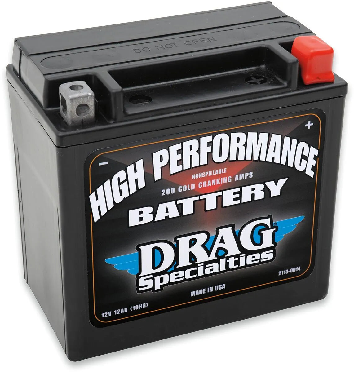 Drag Specialties Europe Only Battery - 12ah Lead Acid