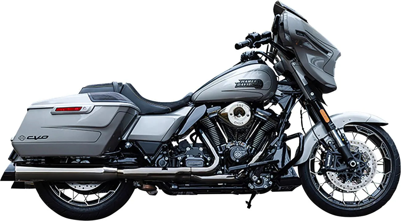 S&s Cycle Mk45 Performance Slip-on Mufflers - Lava Chrome