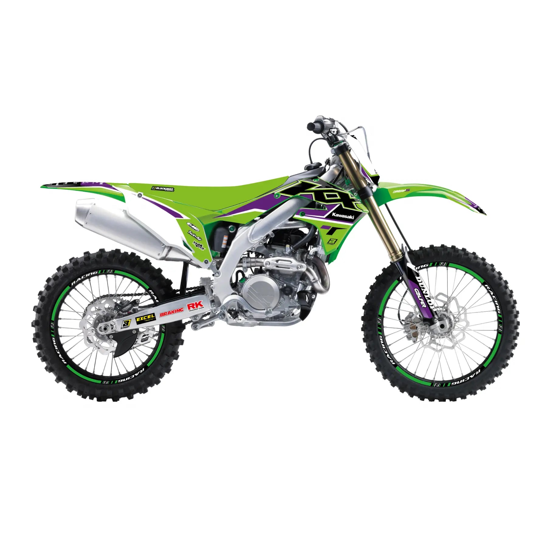 Blackbird Racing Dream 5 Chrome Sticker Kit For Kawasaki