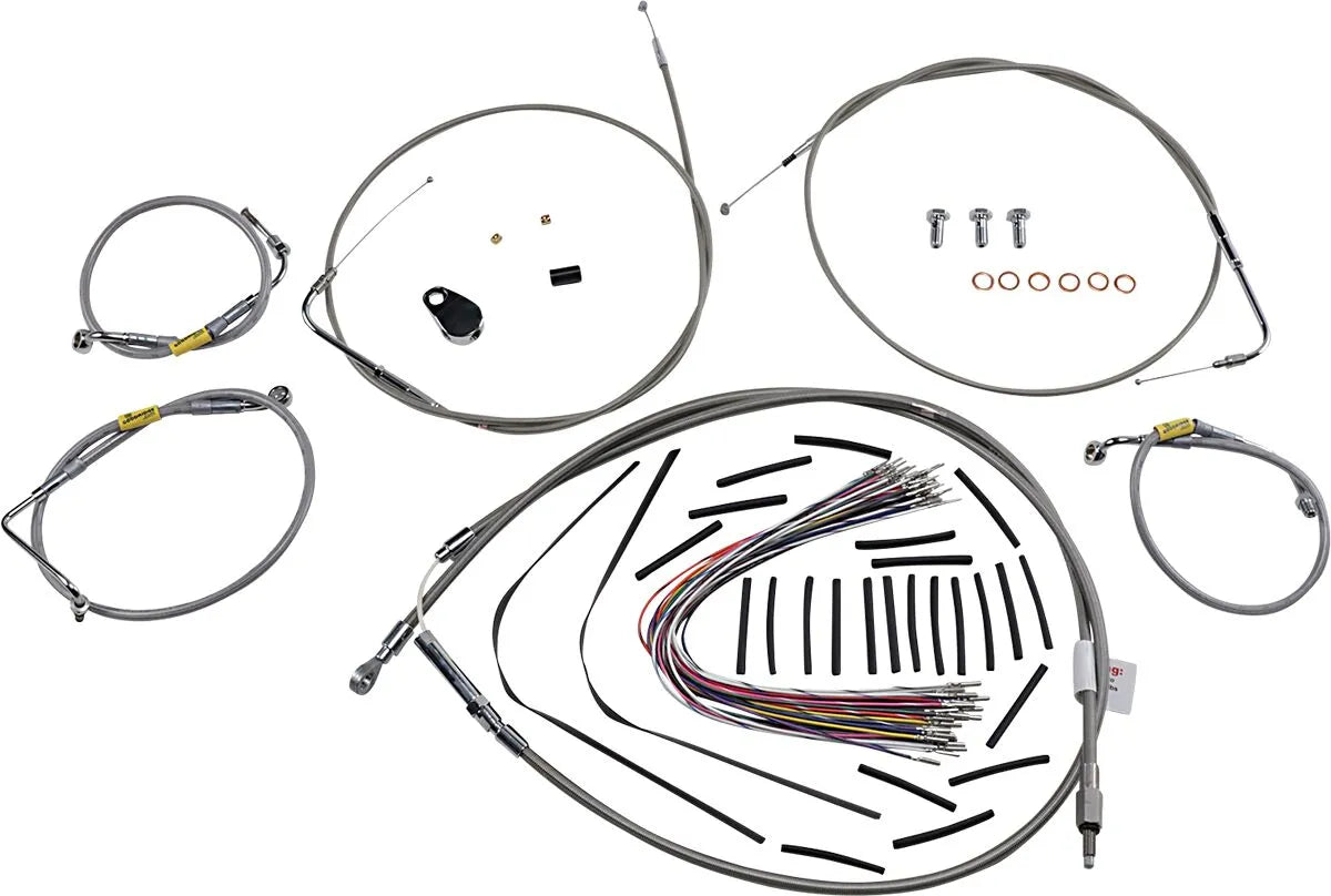 Burly Brand Control Kit for Harley-Davidson Touring Bagger Bars