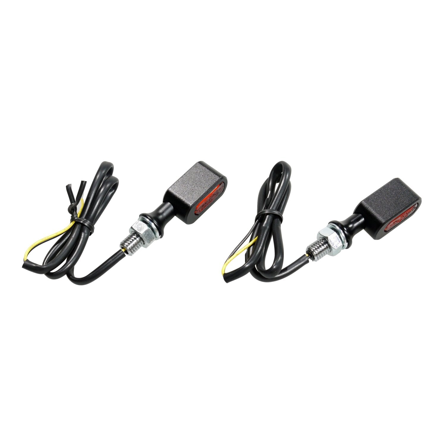 MCS Fastline LED turn signal set - Black amber lens