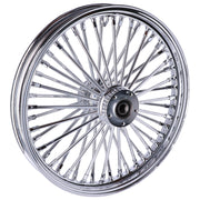 MCS radial 48 fat spoke front wheel 2.15 x 19 DF chrome