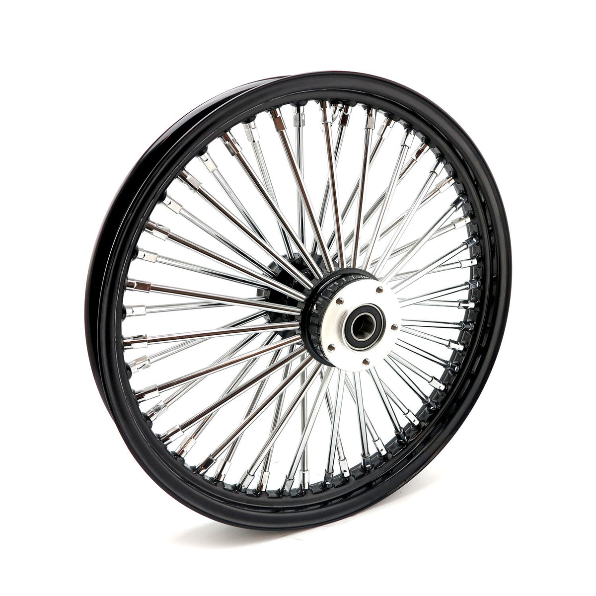 MCS radial 48 fat spoke front wheel 2.15 x 19 DF black