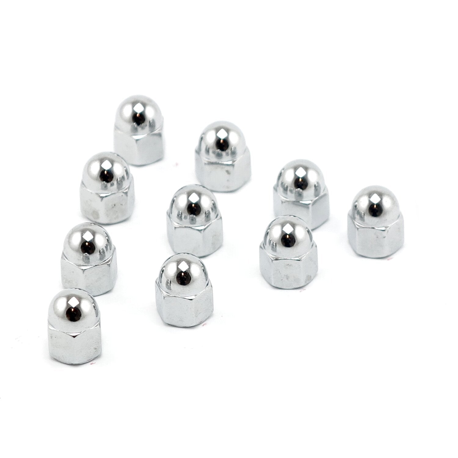 Colony 1/4-20 acorn nuts chrome - Low Crown