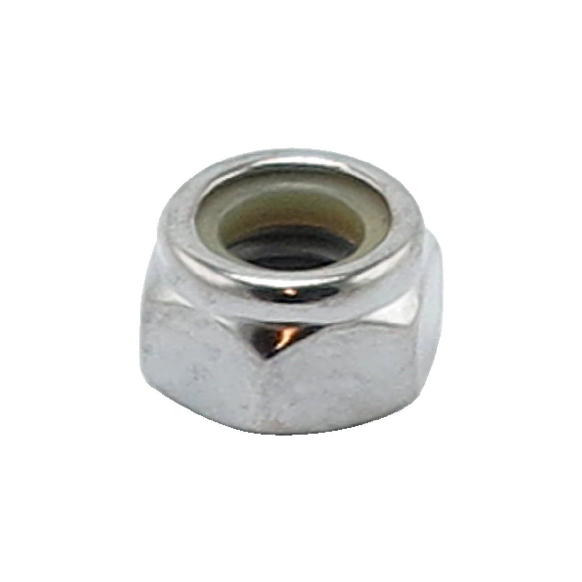 Colony M6 x 1.00 Nylon insert lock nuts - Chrome